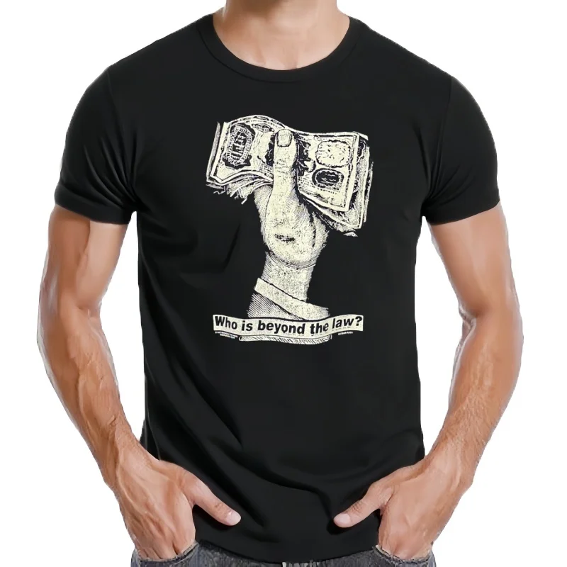 Yao888 Band Rock gráficos estampado Tops camiseta Casual ropa de calle suelta 100% algodón hombrropa moda c