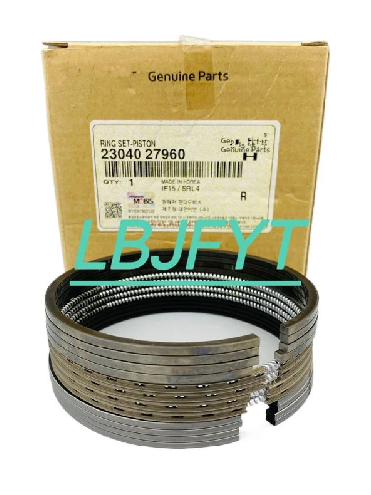 

Комплект поршневых колец STD, 87 мм, подходит для Hyundai D4EB D4EB-F D4EB- G 23040-27940