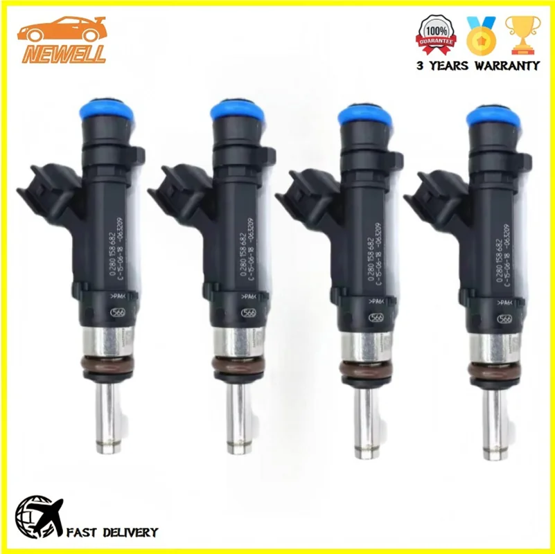 

4pcs 0280158682 24564744 Fuel Injector For GM Chevrolet CAPTIVA 2022-2025 Baojun 310 510 560 630 730 1.5T