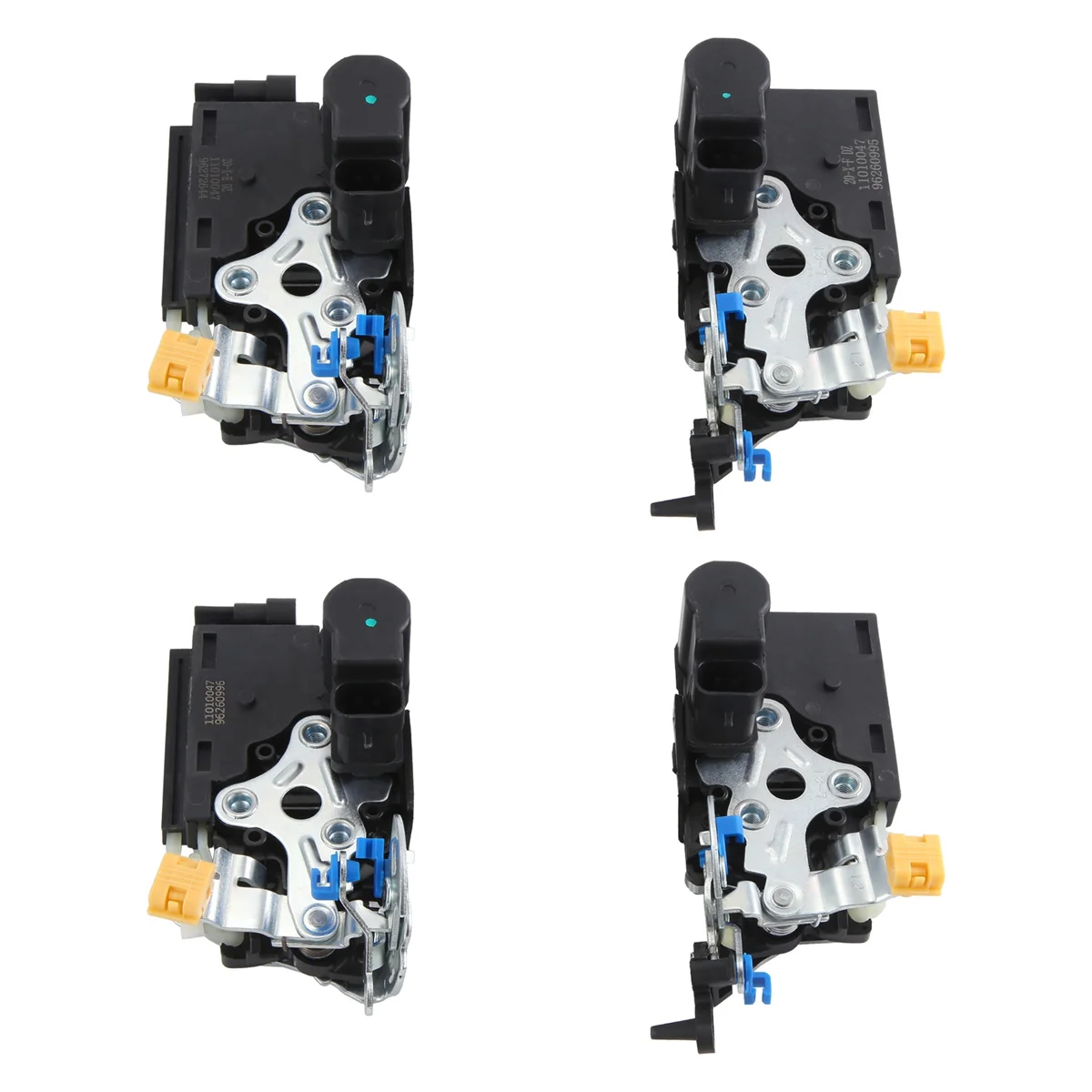 1Set/4pcs Door Latch Lock Actuator for Chevrolet Aveo Aveo5 2004-2011 Lacetti Lova 96272643 96272644&96272638 96272639