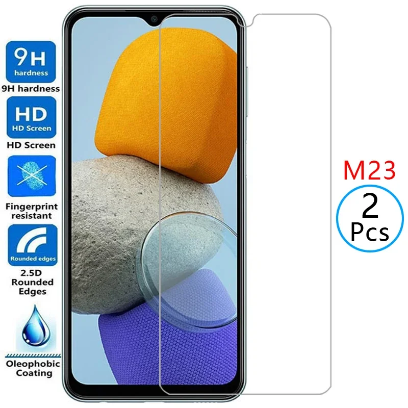 Tempered Glass For Samsung M23 Protective Glass Screen Protector On Galaxy M 23 23M N23 Film Samsun Samsumg Sansung Samsungm23