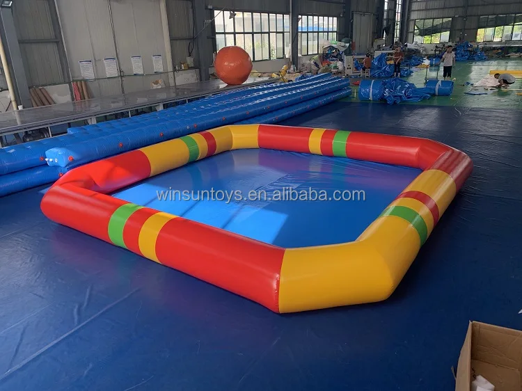 Inflatable Duck Fishing Pool, Kids Floating Lagoon & Water Play Pond