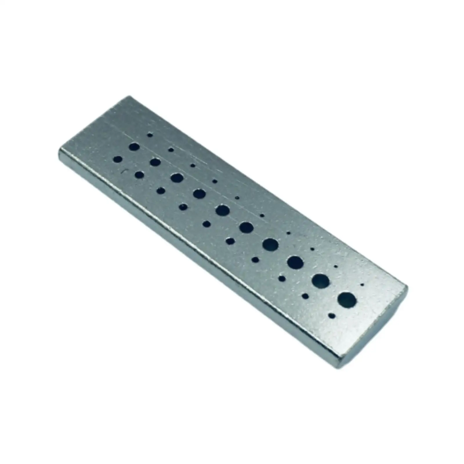 30 Holes Riveting Stake Watchmaker Tool Precision Rectangular Metal Plate