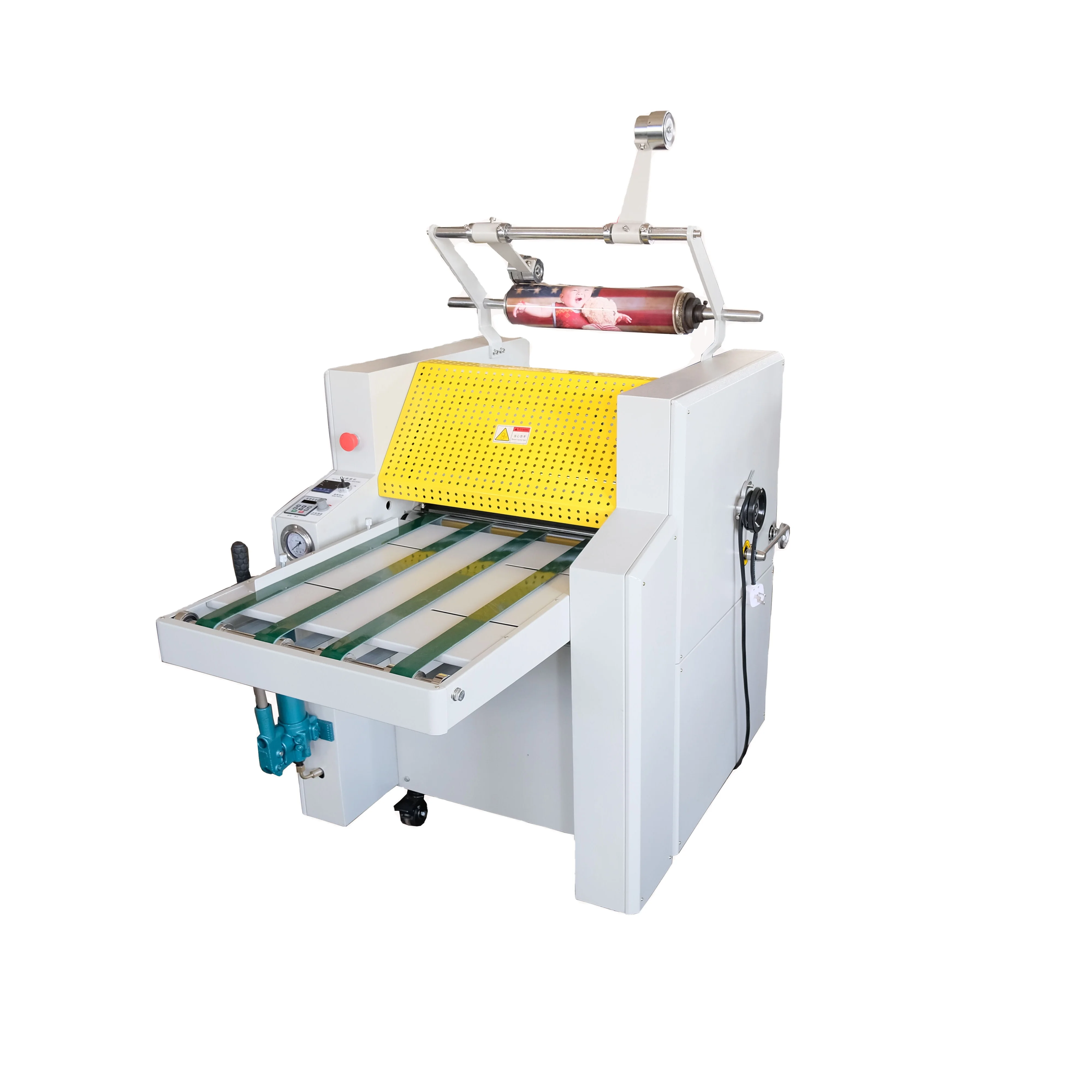 SWFM720A 685mm Hydraulic Oil Heating  Large Width Laminating Machine