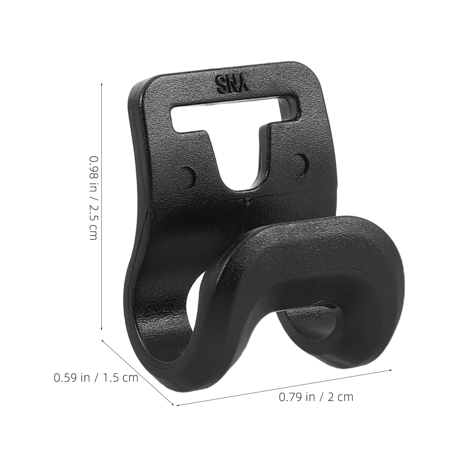 10 قطعة خطافات خيمة بلاستيكية خفيفة الوزن لمعدات التخييم في الهواء الطلق سهلة التركيب موصلات عمود الخيمة ملحقات المخيم