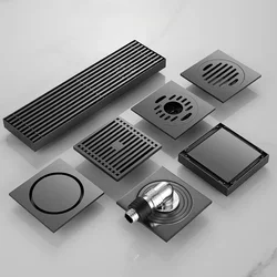 Square odor proof floor drain, stainless steel floor drain for bathroom
