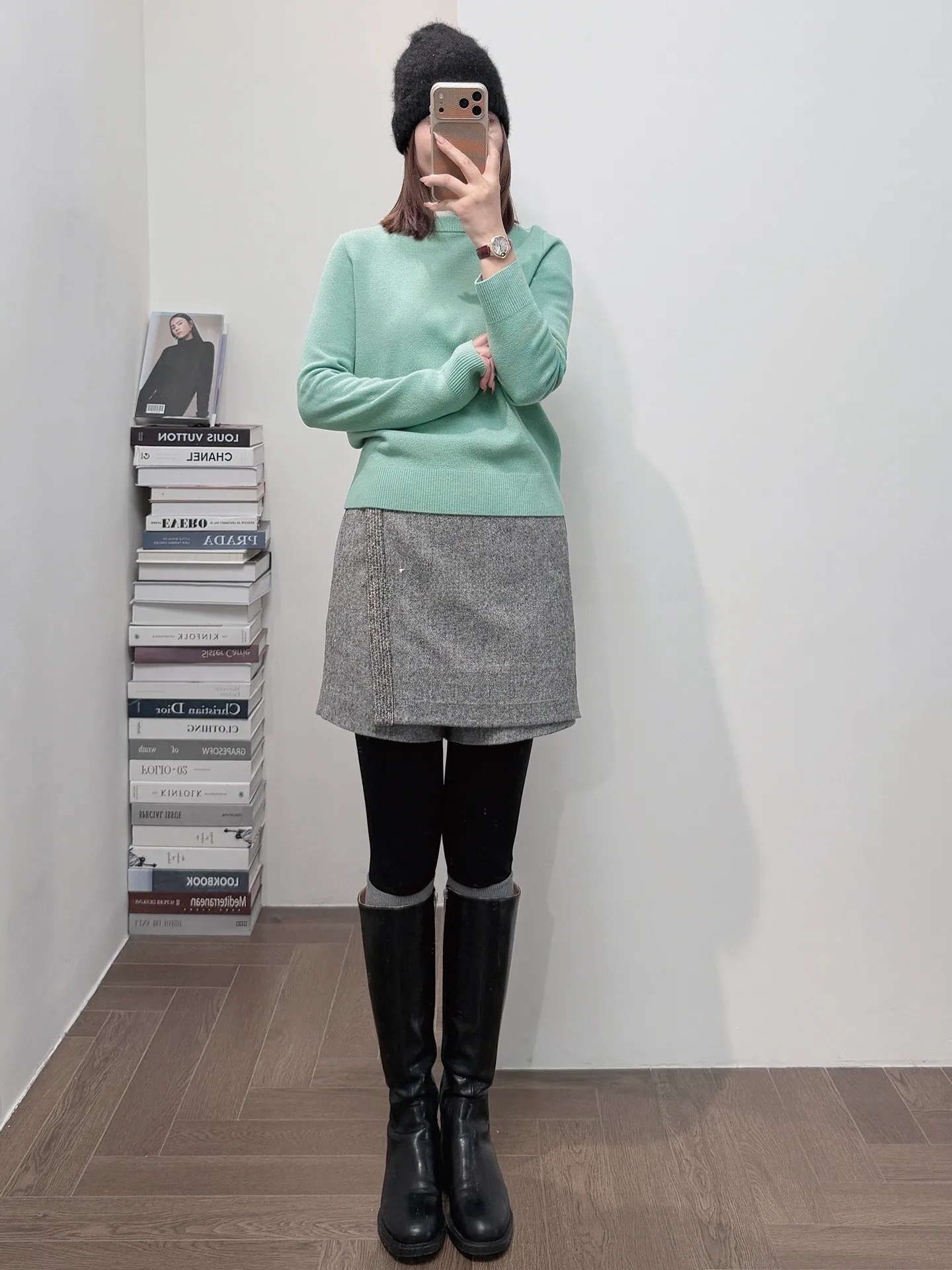 

Высококачественный теплый шерстяной свитер 375 г с высоким воротником, из премиальной мериносовой пряжи, 48 нитей, женский, зимний, модный