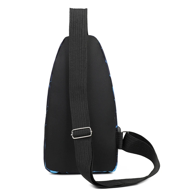Korean Chest Bag Men's Fashion Camouflage Men's Satchel Shoulder Bag Crossbody Oxford Cloth Casual Bags Canvas Small Backpack