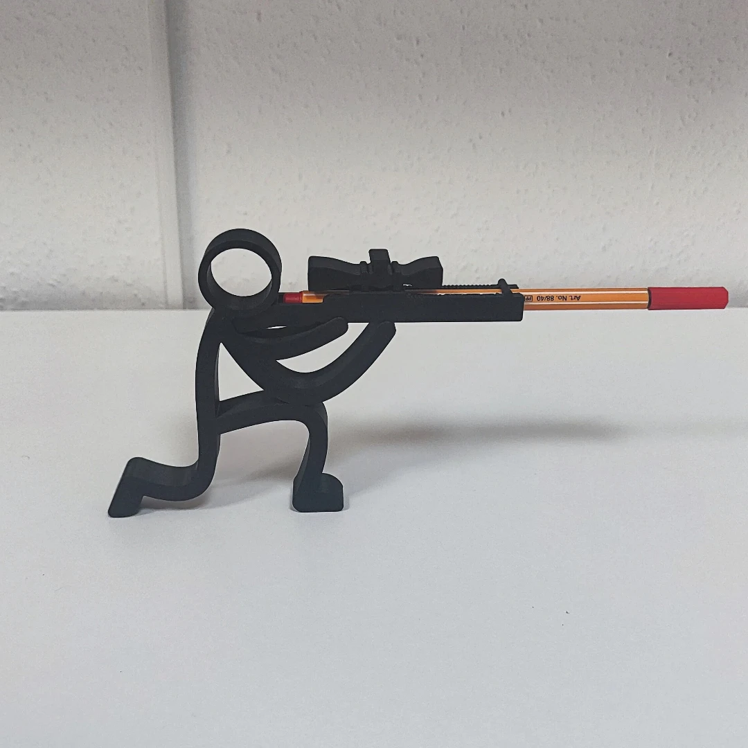 Three Styles Stickman Pencil Holders, Pen Stands, Pen Cups, Desktop Ornaments, School Office Supplies - Surprise Gift