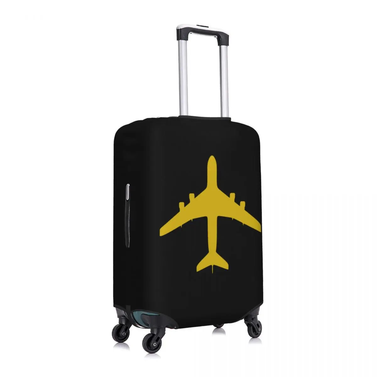 Cute Classic Airplane Luggage Cover Protector Washable Flight Pilot Aviation Aviator Travel Suitcase Covers