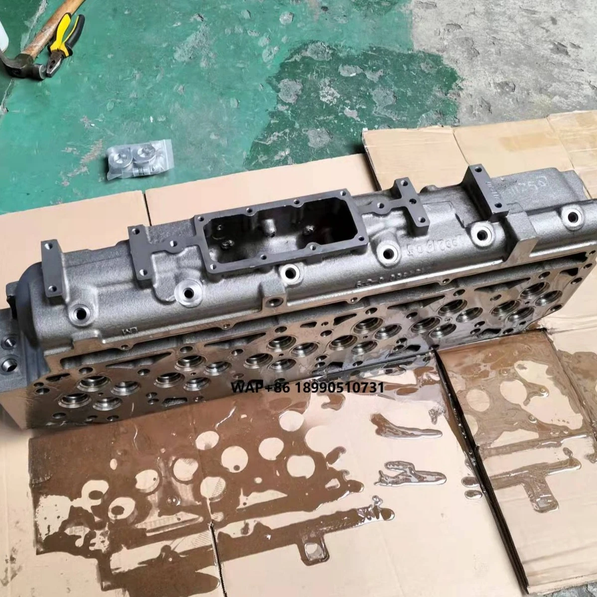 

Excavator Engine Head C9 Engine Cylinder Head 3124207 312-4207 3323619 3117226