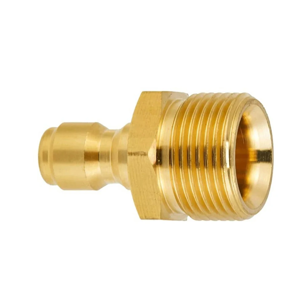 Brass Washing Machine Adapter Kit for m22 14mm/15mm To 1/4 Inch Quick Connector Wash Sprinkler To Hose Adaptor Connection