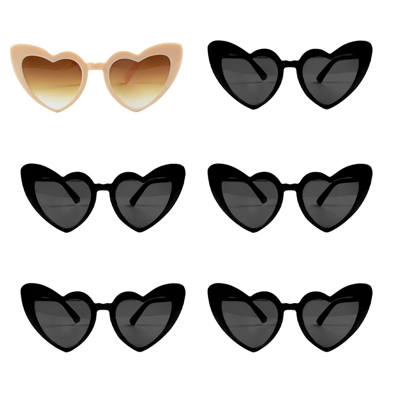 WEIGAO 6/8 Paar Vintage herzförmige Sonnenbrille Bachelorette Braut Brautjungfer Brille Hochzeit Brautparty Dekor Frau Junggesellinnenabschied Geschenke 10