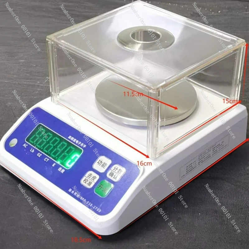 Digital Electronic Analytical Balance 0.1mg 1mg 10mg 100mg, High Precision Lab Scale for Herbal Medicine Jewelry Weighing
