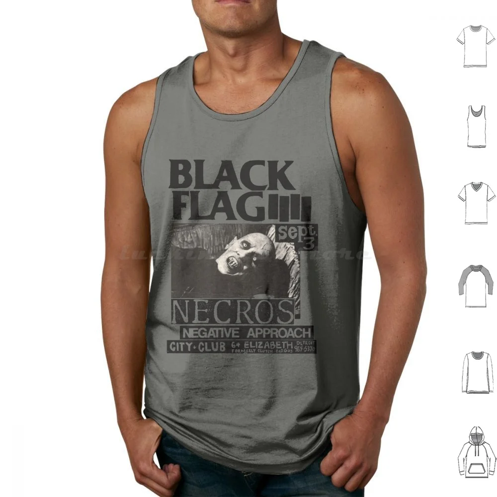 Active First Wave Venom Bathory Necros Black Flag Cute Fan Tank Tops Print Cotton Active First Wave Venom Bathory