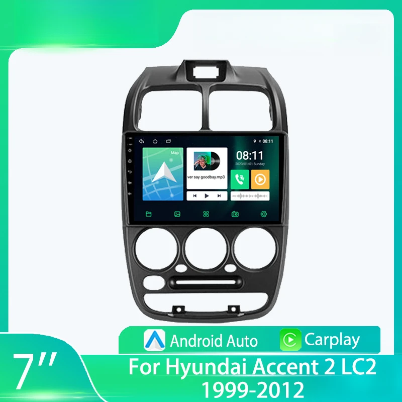

For Hyundai Accent 2 LC2 1999-2012 Car Multimedia Player Android Car Player GPS WIFI Carplay 4G Car Radio Navigation Stereo