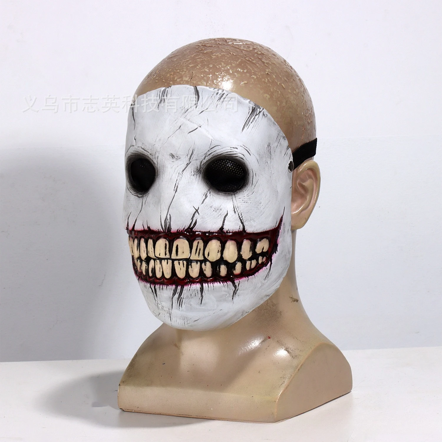 笑顔のエクソシストマスク ハーフフェイスマスク ハロウィン仮 - Respirator Half Face のレビューと価格