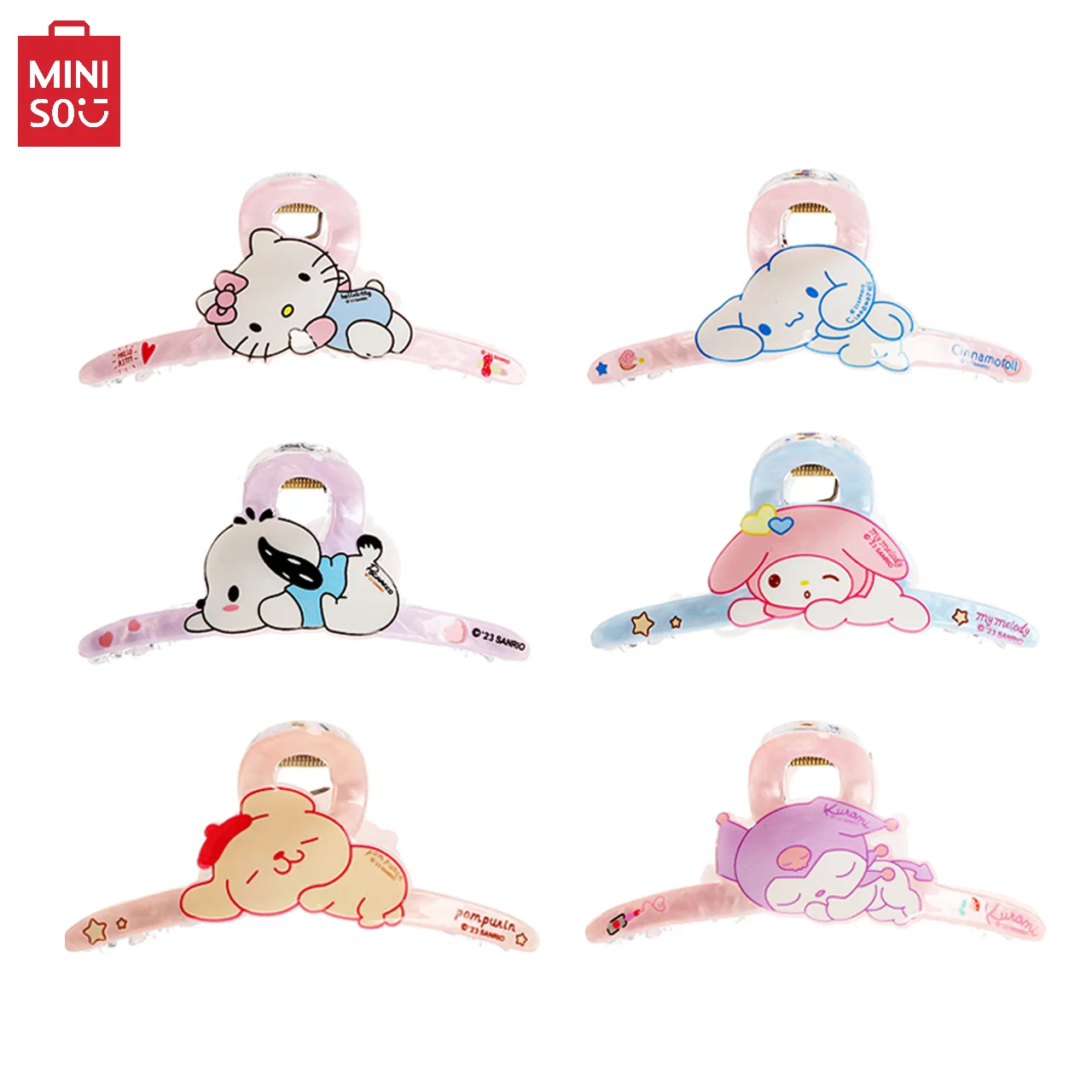 

Miniso's popular hair clip, fashionable and cute cartoon headband decoration, holiday Valentine's Day gift