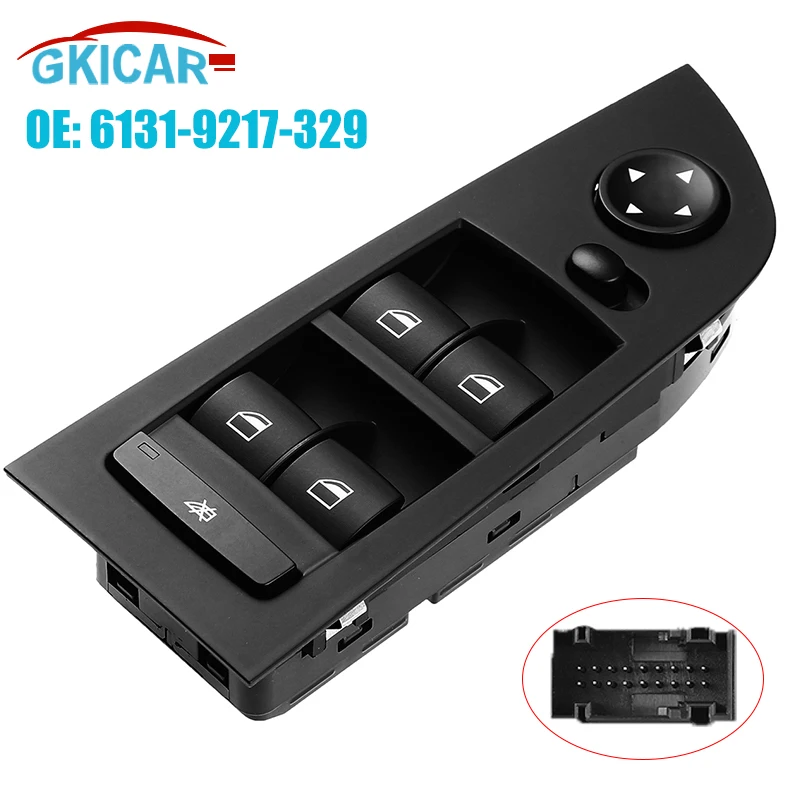 61319217329 18 Pins Electric Master Window Switch For BMW E90 318i 320i 325i 335i 2006- 2009