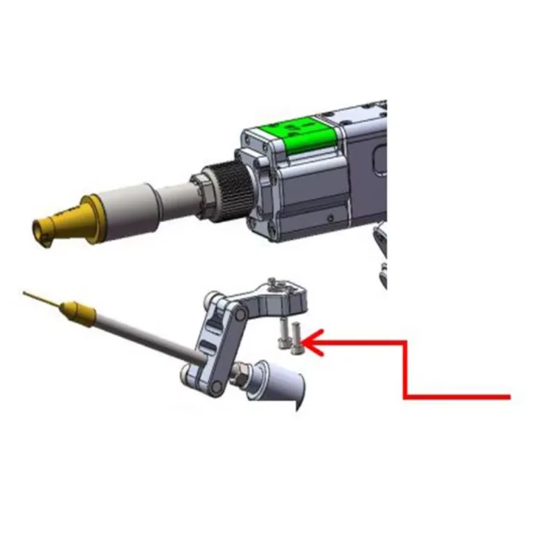 DMK Factory Sales Relfar FWH20-S10C Handheld Fiber Welding Head 4 in 1 QBH Interface Fiber  Welding