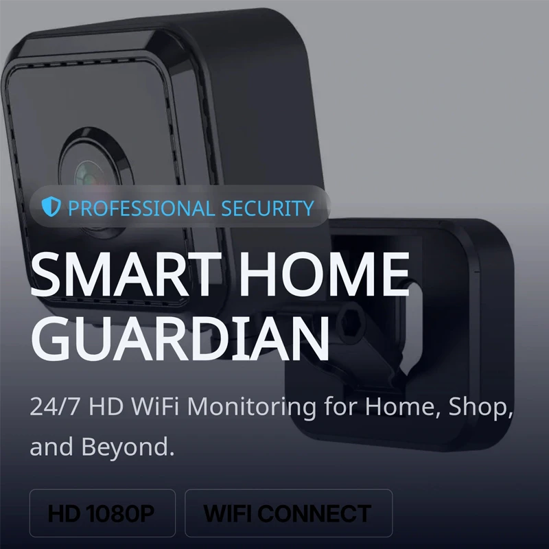 Magnetic Suction Without Punching Wireless Wifi Monitoring Camera Mobile Phone Remote Alarm Infrared Night Vision Cloud Storage