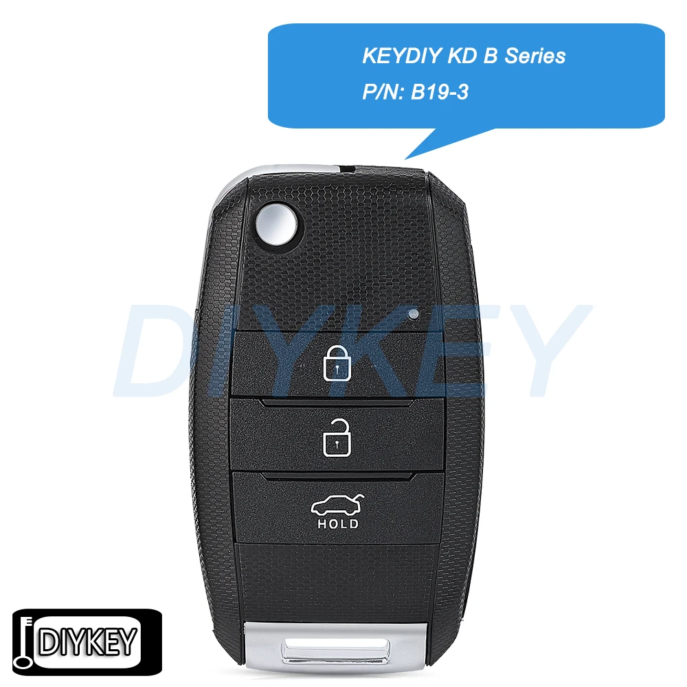 KEYDIY KD B Series P/N: B19-3 for Hyundai for Kia Style Universal Remote Key for KD900 KD-X2 Mini KD KD-MAX