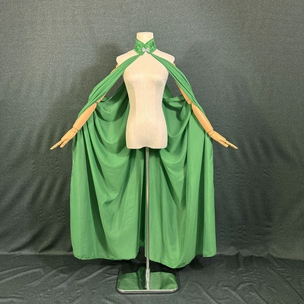 Funny Chiffon Shawl Cape Goth Solid Color Hallowmas Cloak Shawl Wrap Lightweight Cosplay Cape Carnival