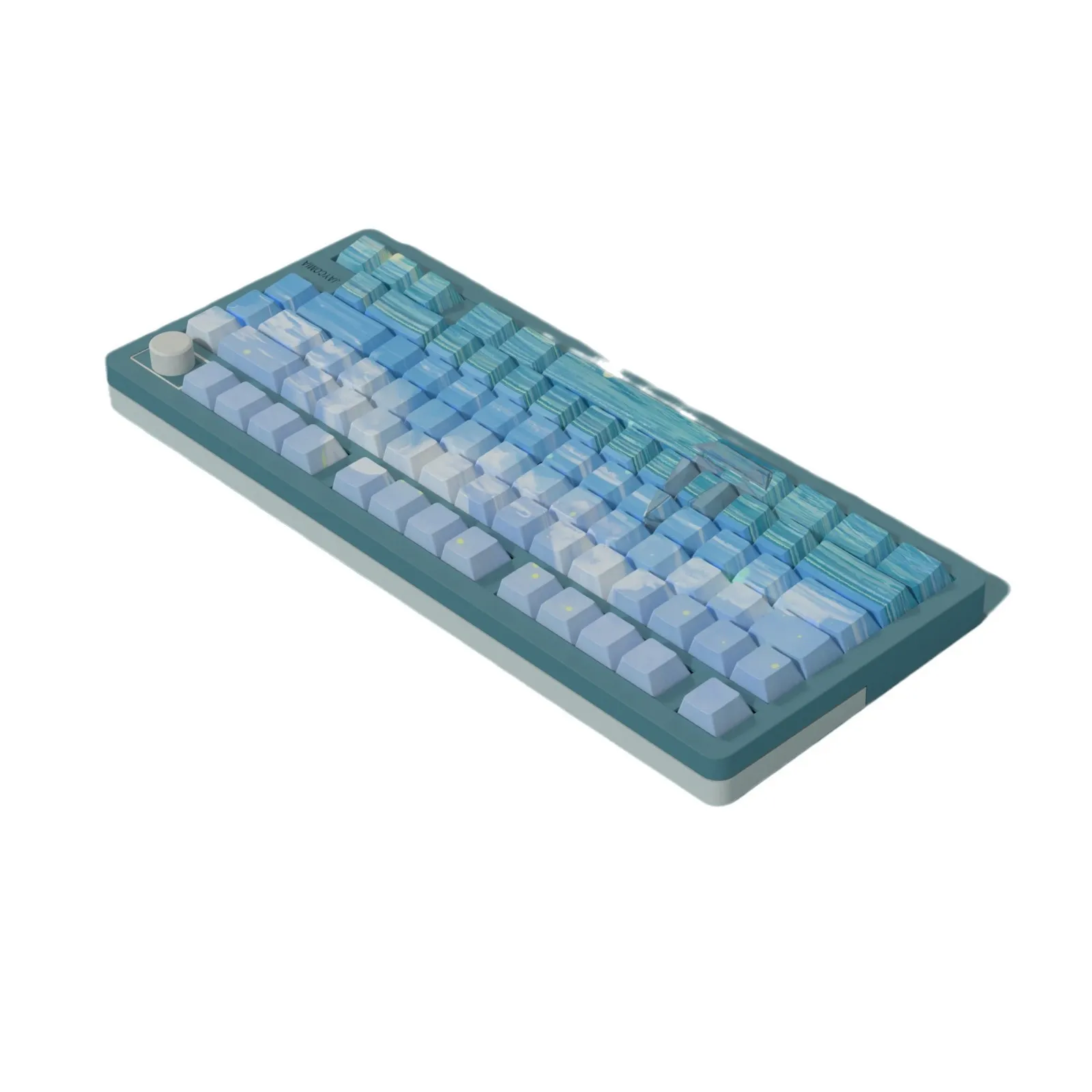 Yuanhang Original Side Engraving Two-Color Injection Molding Thermal Sublimation Side Engraving Transparent Keycap PBT Material