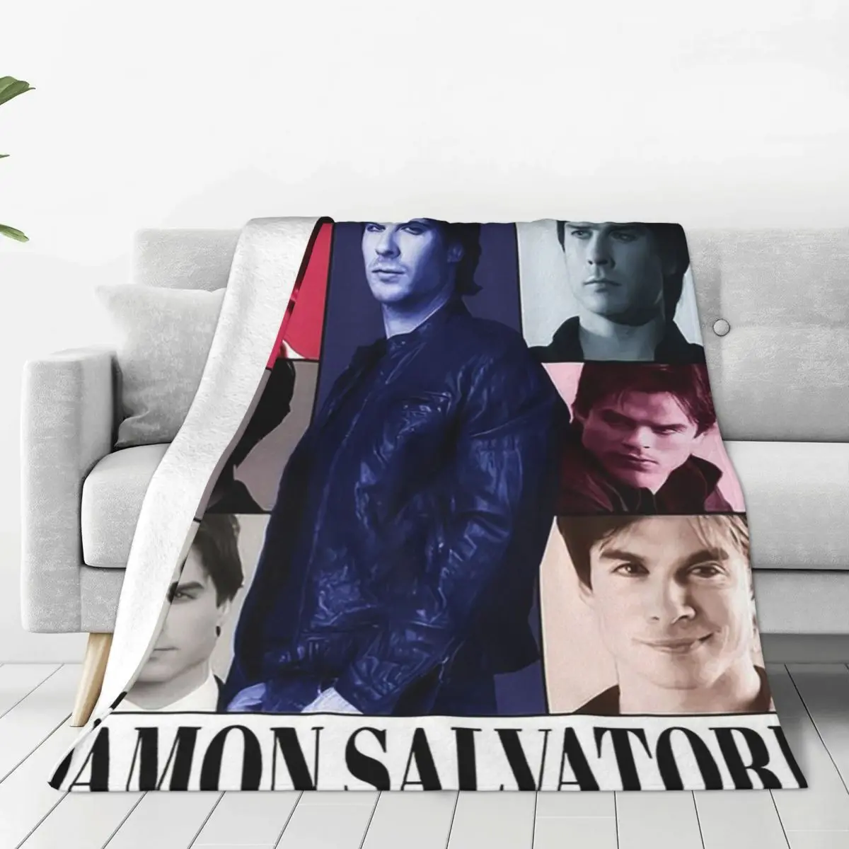 Damon Salvatore The Eras Tour Blanket Fleece Breathable Sofa Throw Blankets For Home Bedroom Travel Throws Bedspread Quilt