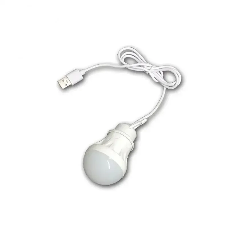 7W LED Light Portable Lamp Bulb Student Reading Learning Camping Outdoor Lighting Camping Light Mini USB Pendant Lamp