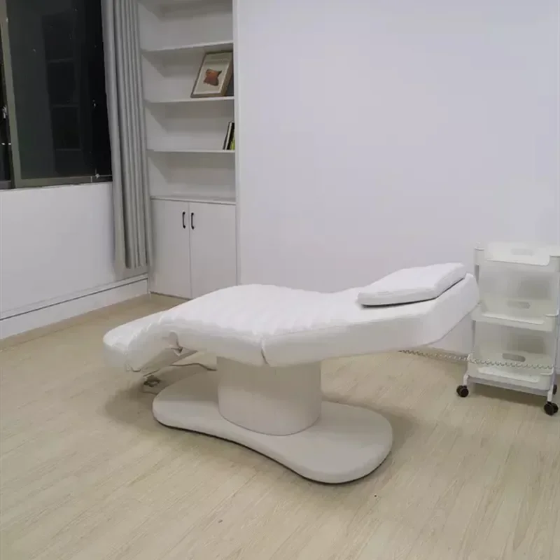 

VElectric Beauty Bed Multi-Function Adjustable Tattoo Embroidery Body Automatic Lifting Physiotherapy Chair Head Hole