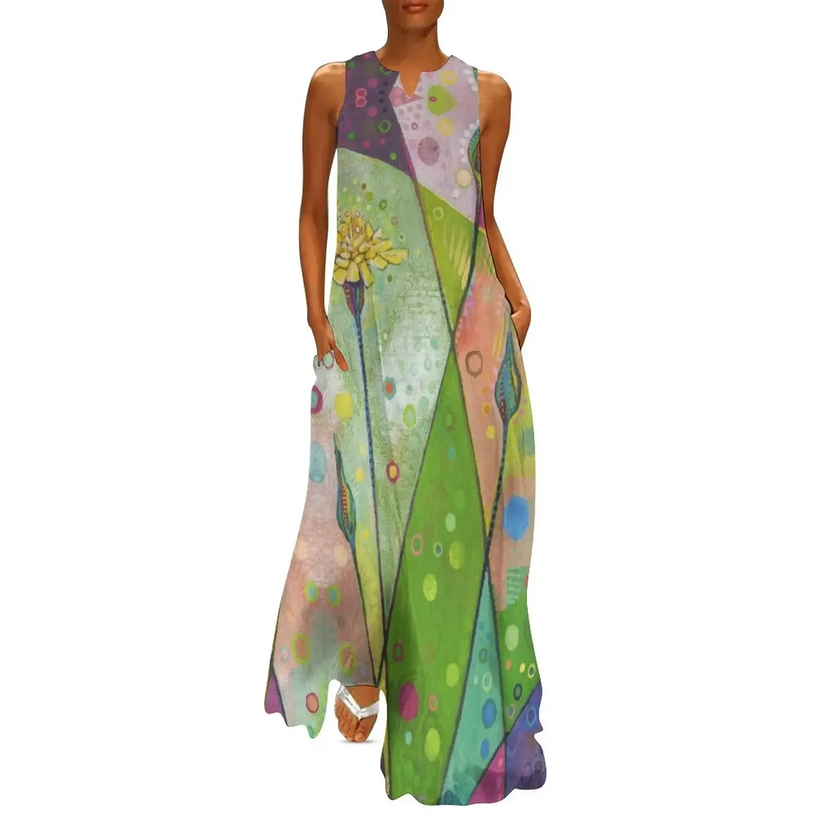 

Dandelion (Self-portrait) Painting - 2014 Long Dress luxury dress summer dress womens 2025 elegant dresses for women