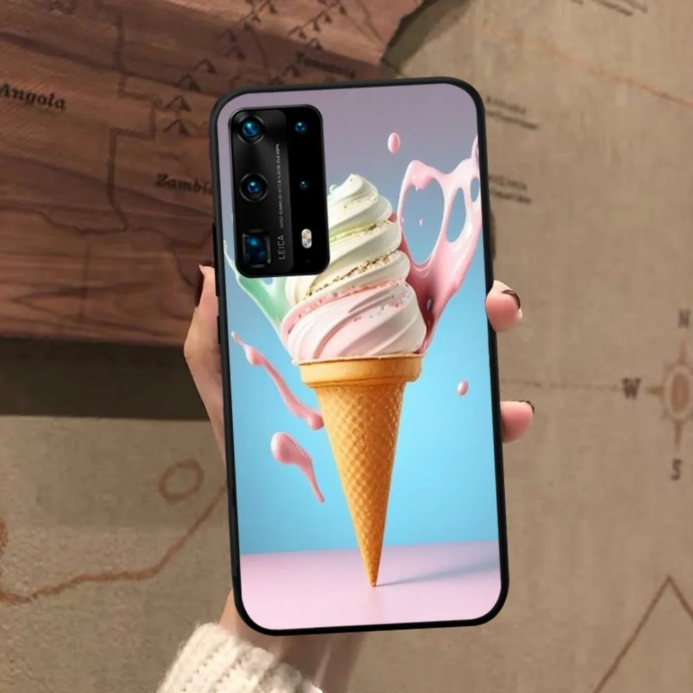 Funda de teléfono con helado fundido para Huawei P 8 9 10 20 30 40 50 Pro Lite Psmart Honor 10 lite 70 Mate 20lite