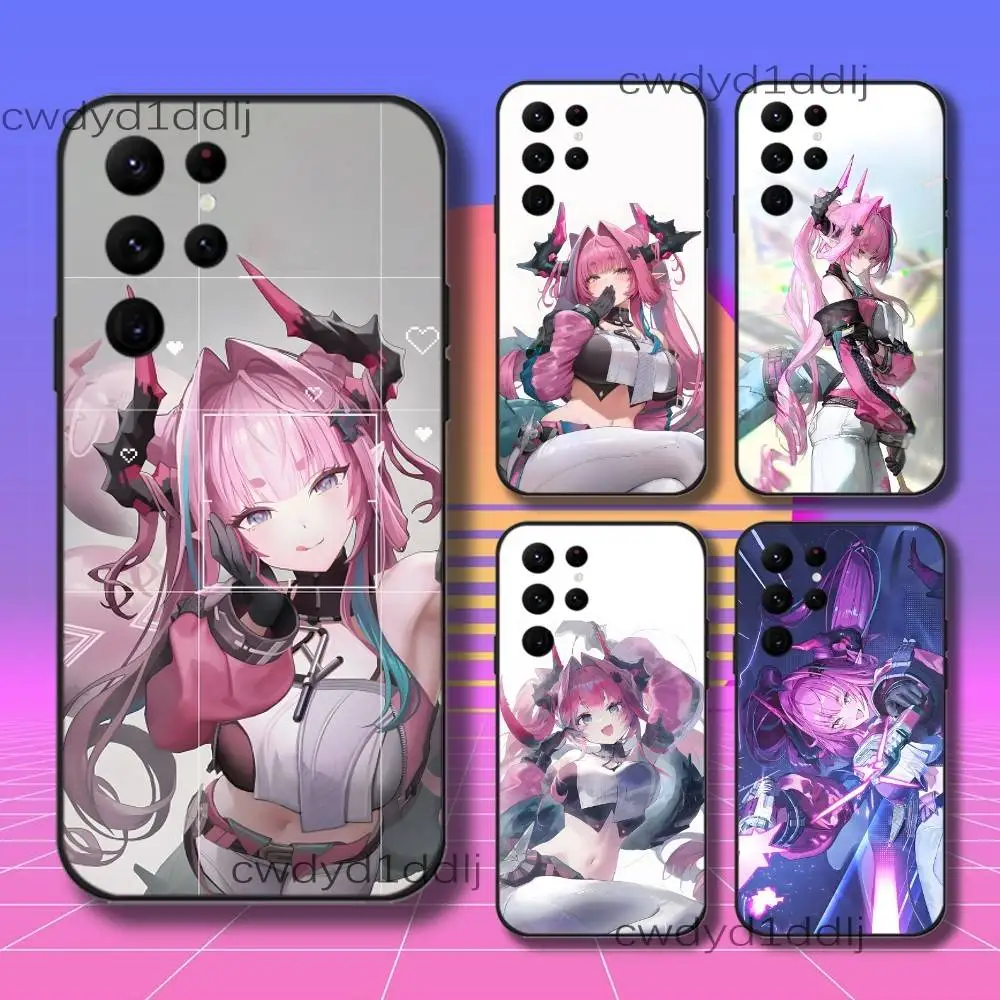 

Y-Yvonne A-Arknights Endfield Phone Case For Samsung S10,S21,FE,S21 ,S26,S25,S24,S23,Ultra,S9,S22,Plus Black Shockproof TPU