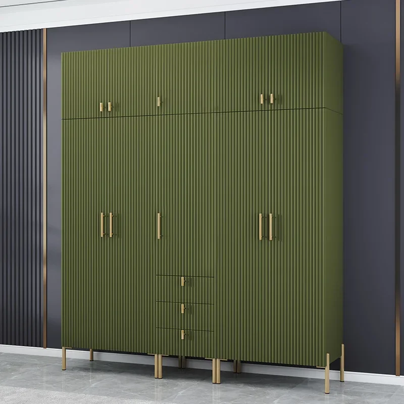 

Style Railings Wardrobes Closet Wooden Small Box White Storage Wardrobes Adult Cute Drawers Guarda Roupas Furniture For Home