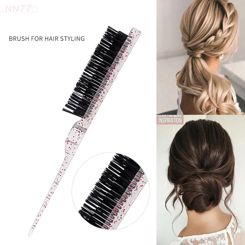 مشط تصفيف الشعر من الحلاق، مشط متعدد الوظائف لفك تشابك الشعر، مجموعة أدوات العناية بالشعر، ملحقات قص الشعر