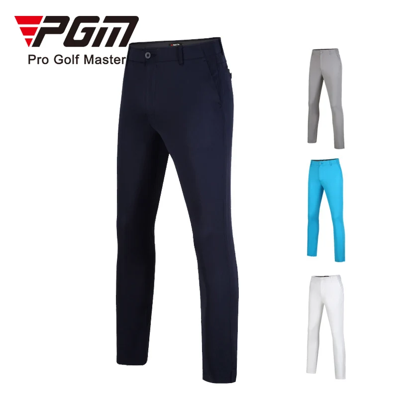 PGM Summer men's Minimalist elastic high waist thin sport Breathable golf pants