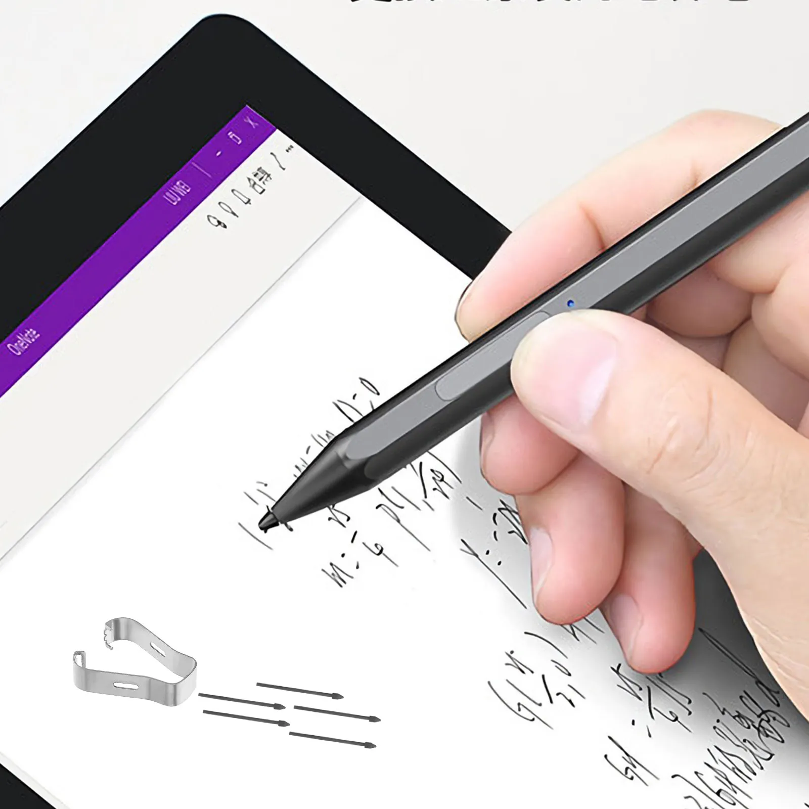 1Set Stylus Pen Refills Replacement Smooth High Durability Screen Touch Stylus Tips for Phone Tablet Gaming