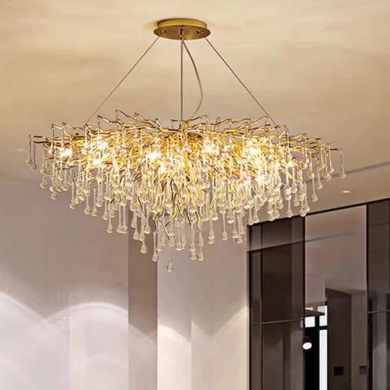 Postmodern Living Room Dining Room Crystal Glass Lighting Creative Personality Front Desk Clothing Store Decorative Chandeliers