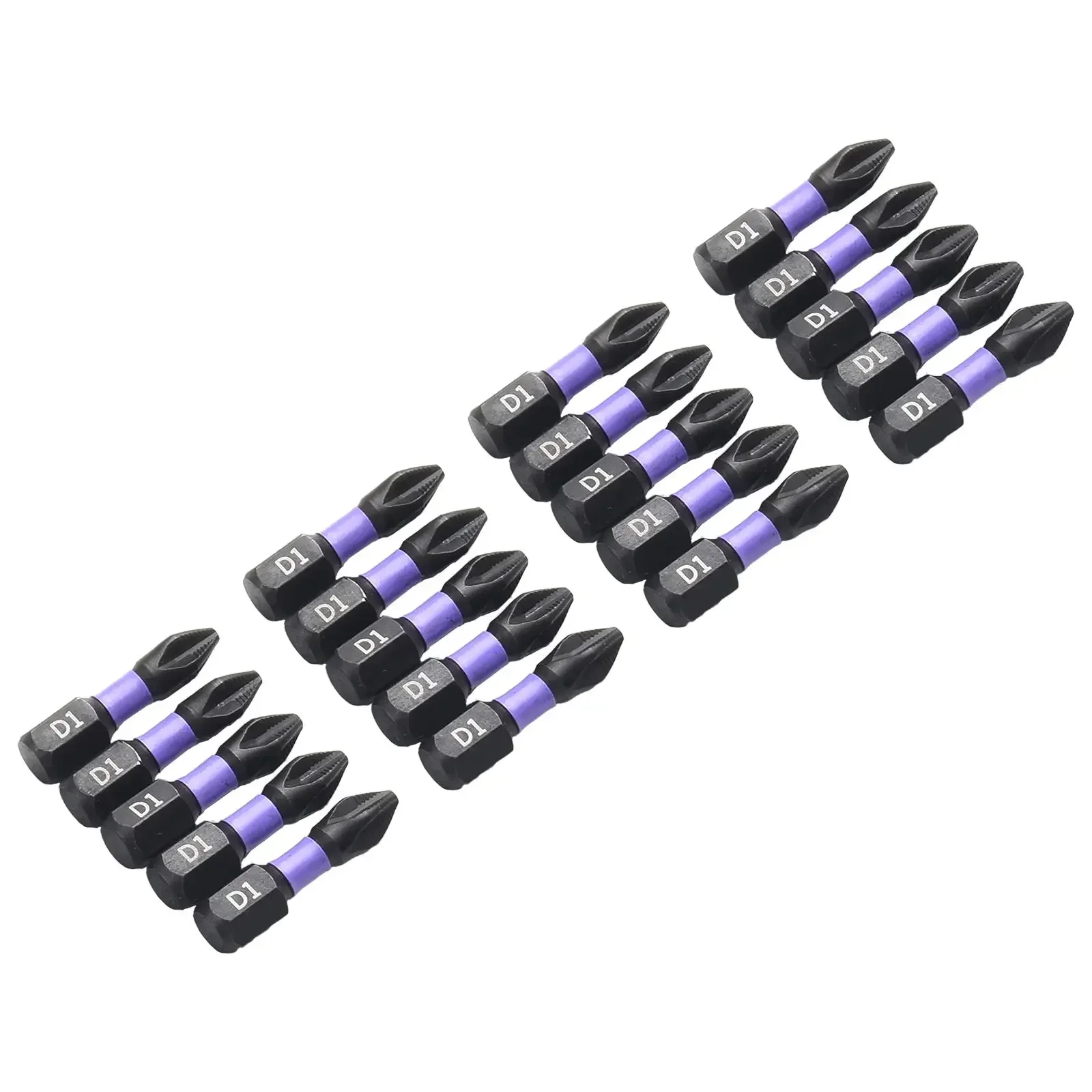 10 20pcs 25-150mm Cross Screwdriver Head Strong Magnetic Anti Slip High Hardness Electric Screwdriver Tool Drill Bit