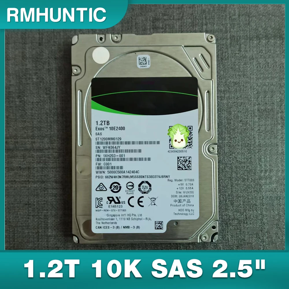 Disco Duro HDD para servidor ST1200MM0129 1,2 T 10K SAS 2,5 "12Gb