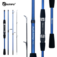FELENHAI Baitcasting Spinning Travel Carbon 4/5 Section Fishing Rods Casting Weight 5-20g Power Ultralight Lure Trout Mini Pole