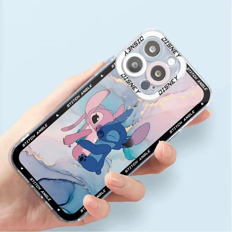 جراب هاتف فني رخامي من ديسني غرزة ، غطاء ناعم شفاف لهاتف ريدمي نوت 13 12 برو بلس 5G 10 10 10 11S 11S 9S 11 برو