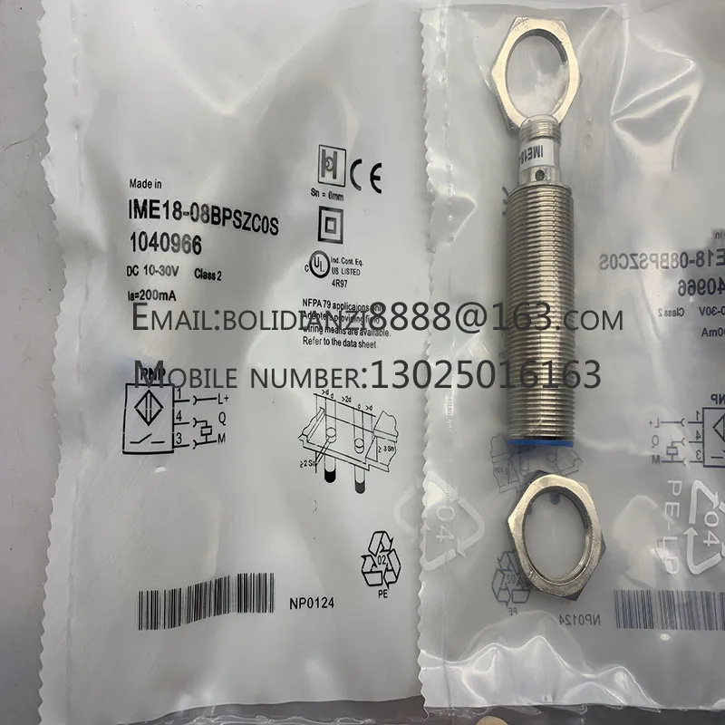 

The brand-new original sensor IME18-08BPSZQ9KS25 One year warranty in stock
