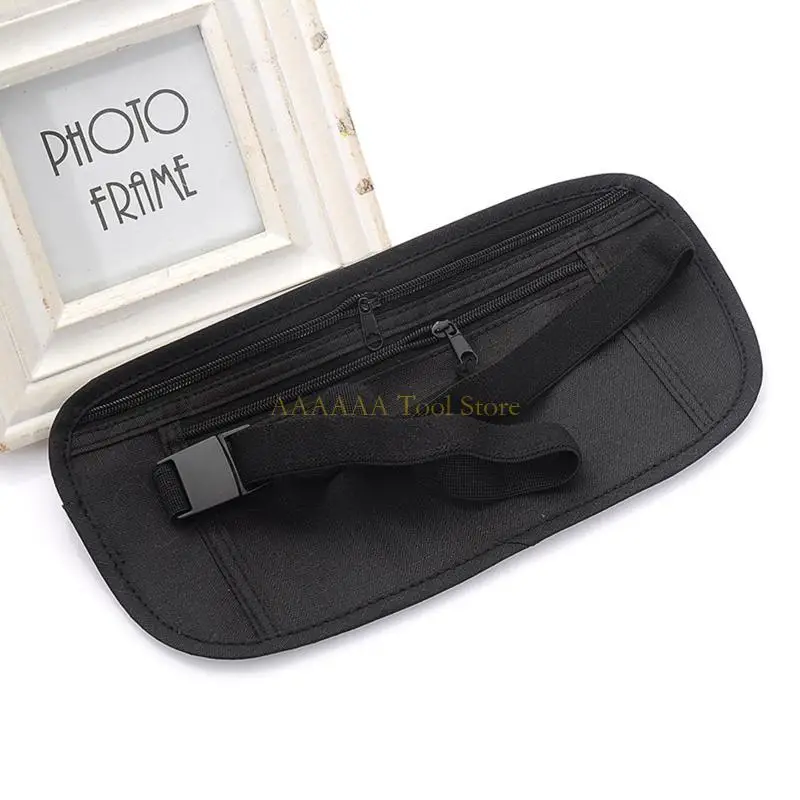 A2BE Travel Money Belt Waist Pack for Running Cycling Hiking Durable Comfortable Lightweight Secure Travel