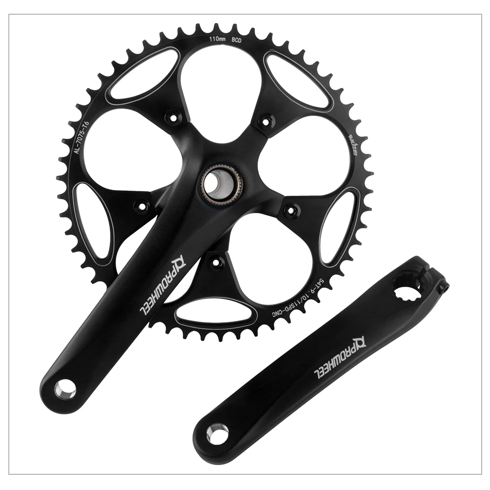 Prowheel Rennrad-Kurbelgarnitur 170 172,5mm Fahrradkurbel Schmal-Breit-Kettenblatt 36T-60T Krone 8 9 10 11 12 Gang für Shimano Teile – Detail 28