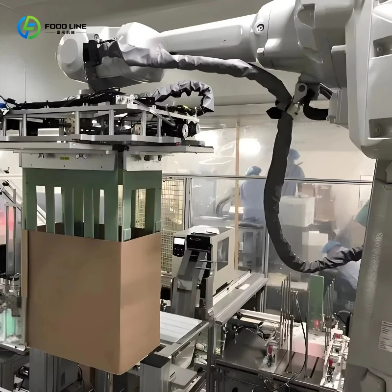 Customized Good Selling Robot Palletizing Stack Flitting Handling Pneumatic Robot Clamper Gripper Robot Grab Clam Bag Arm