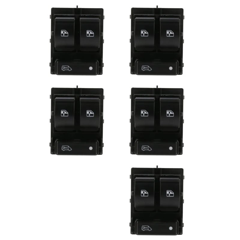 5X Window Triple Control Switch For Fiat Ducato Citroen Jumper Peugeot Boxer 735421419