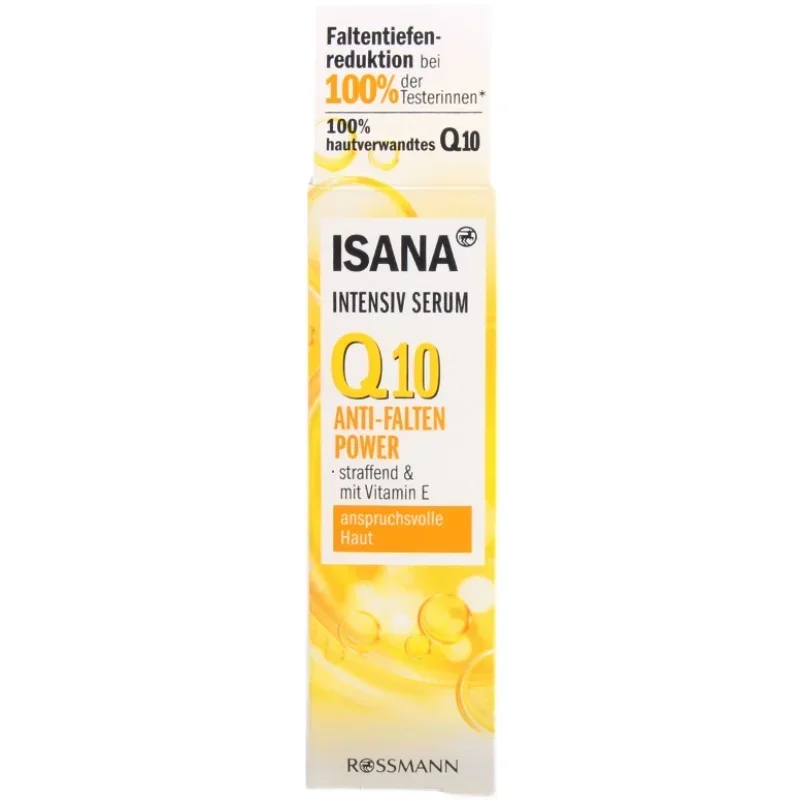 Germany Isana Collagen Q10 Essence 30ml Regenerating Facial Serum SkinCare Anti-Wrinkle Anti-ageing Moisturise Firming Hydrating