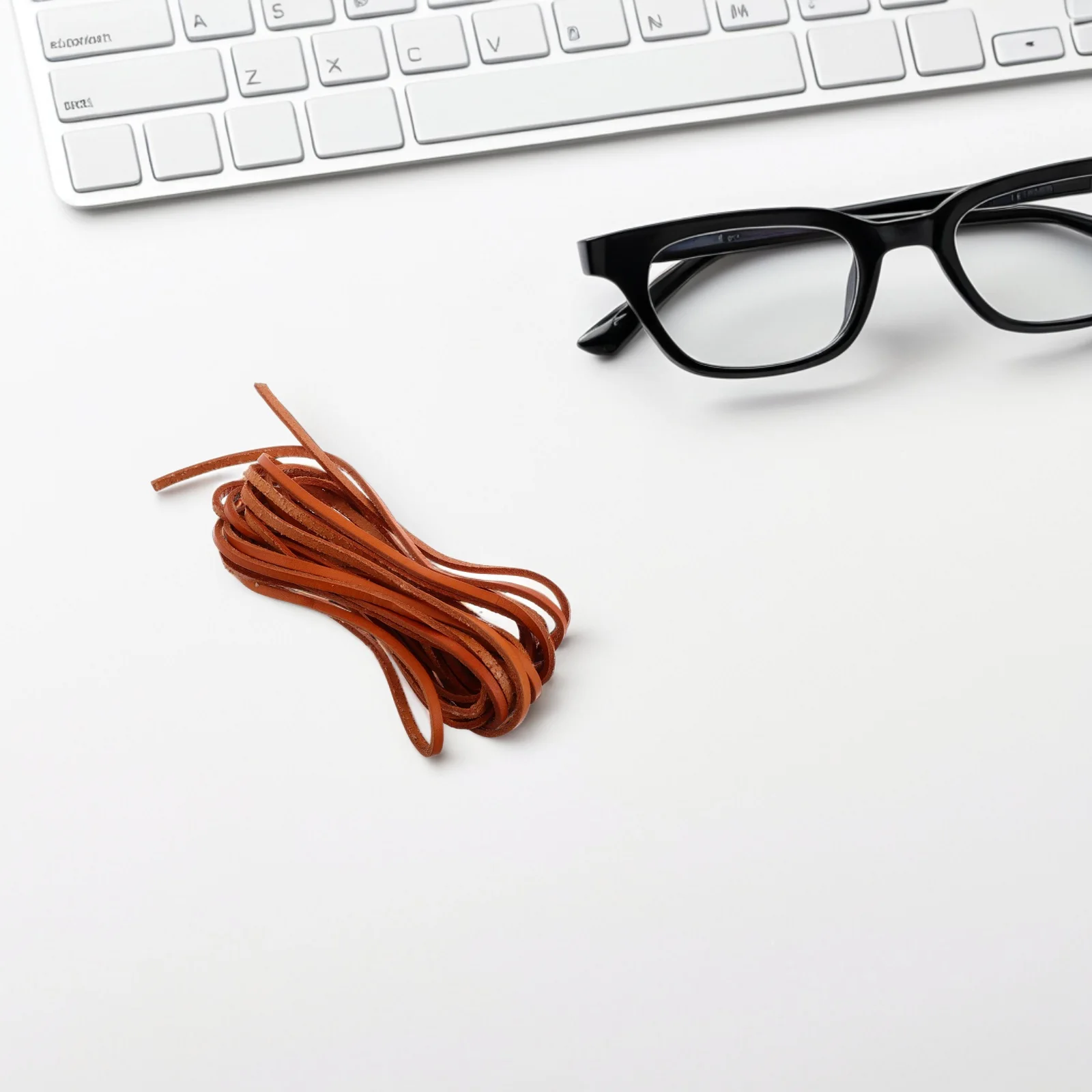 

Cowhide Rope Braided Cord for Crafts Necklace DIY Bracelets String Cords Handmade Durable Stylish Jewelry Accessories